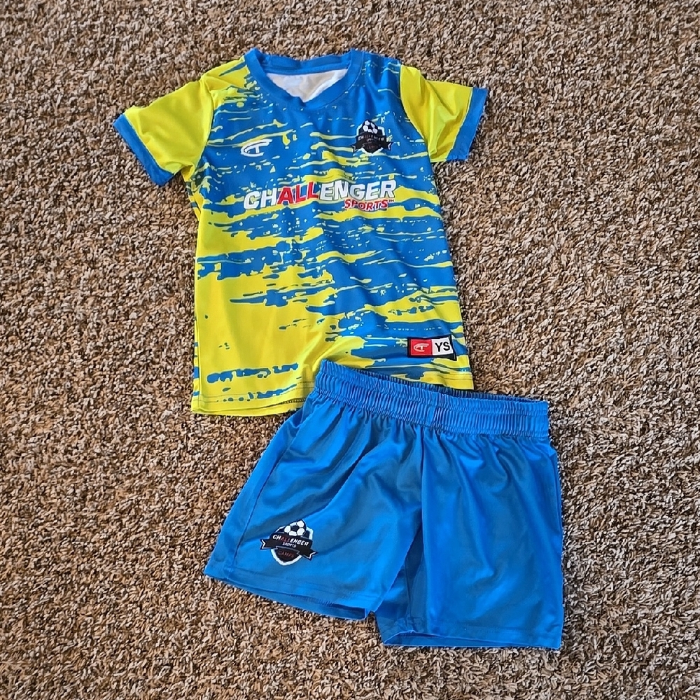 Kids Blue and Yellow Sports Set